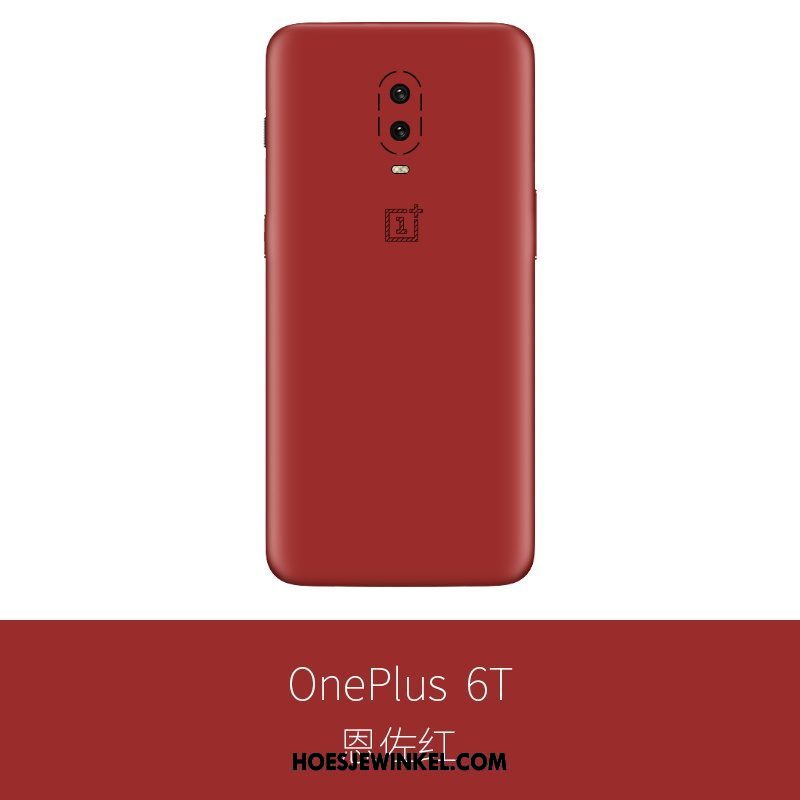 Oneplus 6t Hoesje Skärmskydd Schrobben Hoes, Oneplus 6t Hoesje Echt Leer Mobiele Telefoon Braun