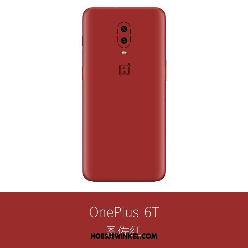 Oneplus 6t Hoesje Skärmskydd Schrobben Hoes, Oneplus 6t Hoesje Echt Leer Mobiele Telefoon Braun