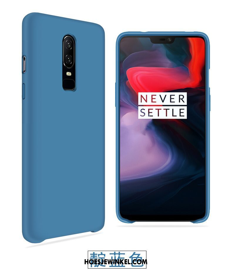 Oneplus 6t Hoesje Zacht Net Red Super, Oneplus 6t Hoesje Hard Scheppend