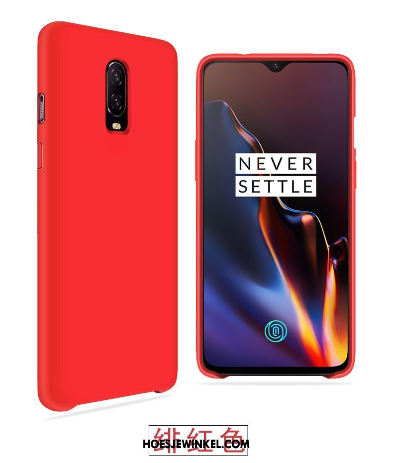 Oneplus 6t Hoesje Zacht Net Red Super, Oneplus 6t Hoesje Hard Scheppend