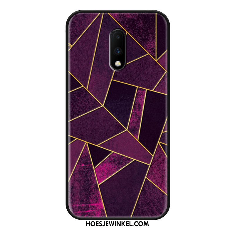 Oneplus 7 Hoesje Geometrie Mobiele Telefoon Hoes, Oneplus 7 Hoesje Bescherming Anti-fall