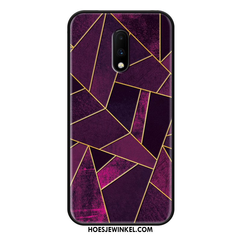 Oneplus 7 Hoesje Geometrie Mobiele Telefoon Hoes, Oneplus 7 Hoesje Bescherming Anti-fall