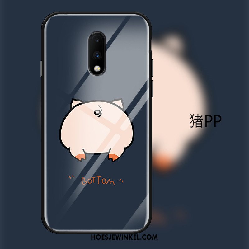 Oneplus 7 Hoesje Mooie Anti-fall Mobiele Telefoon, Oneplus 7 Hoesje Hart Glas