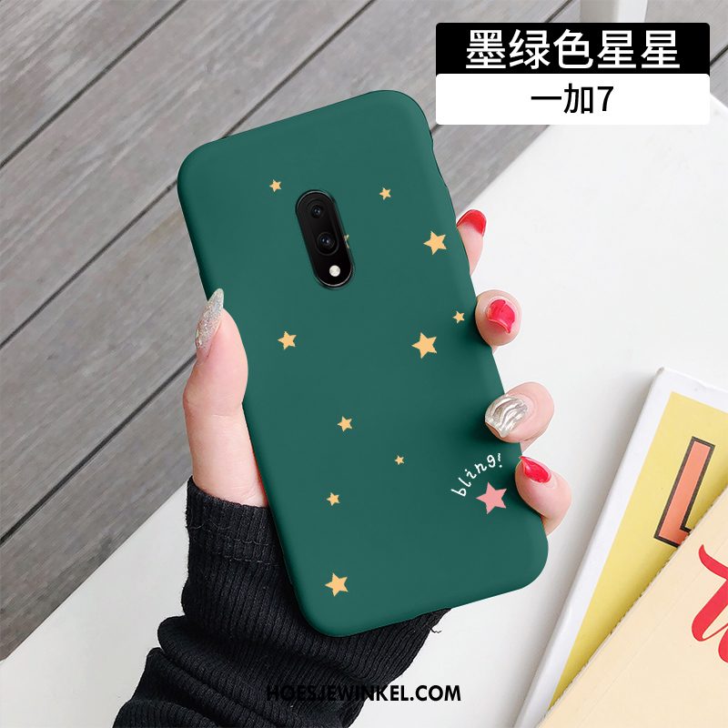 Oneplus 7 Hoesje Scheppend Liefde Trendy Merk, Oneplus 7 Hoesje Lichtblauw Dun