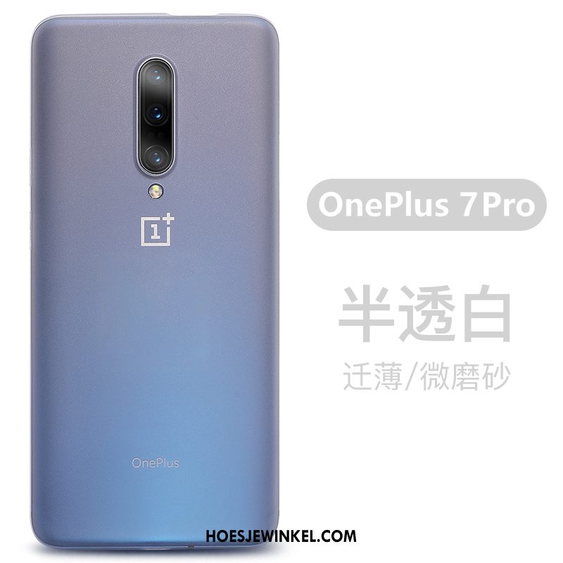 Oneplus 7 Pro Hoesje Doorzichtig Mobiele Telefoon Bescherming, Oneplus 7 Pro Hoesje Het Uitstralen Schrobben