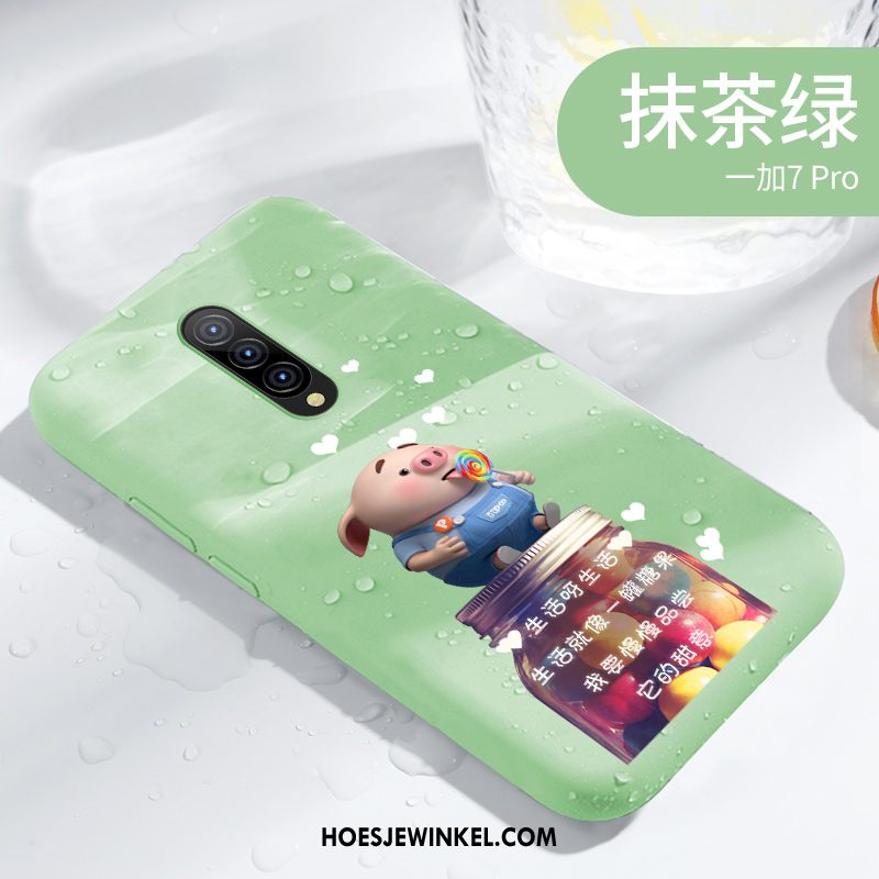 Oneplus 7 Pro Hoesje Lovers Mobiele Telefoon Hoes, Oneplus 7 Pro Hoesje Groen Dun