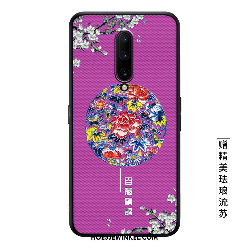 Oneplus 7 Pro Hoesje Schrobben Scheppend Paleis, Oneplus 7 Pro Hoesje Mobiele Telefoon Net Red