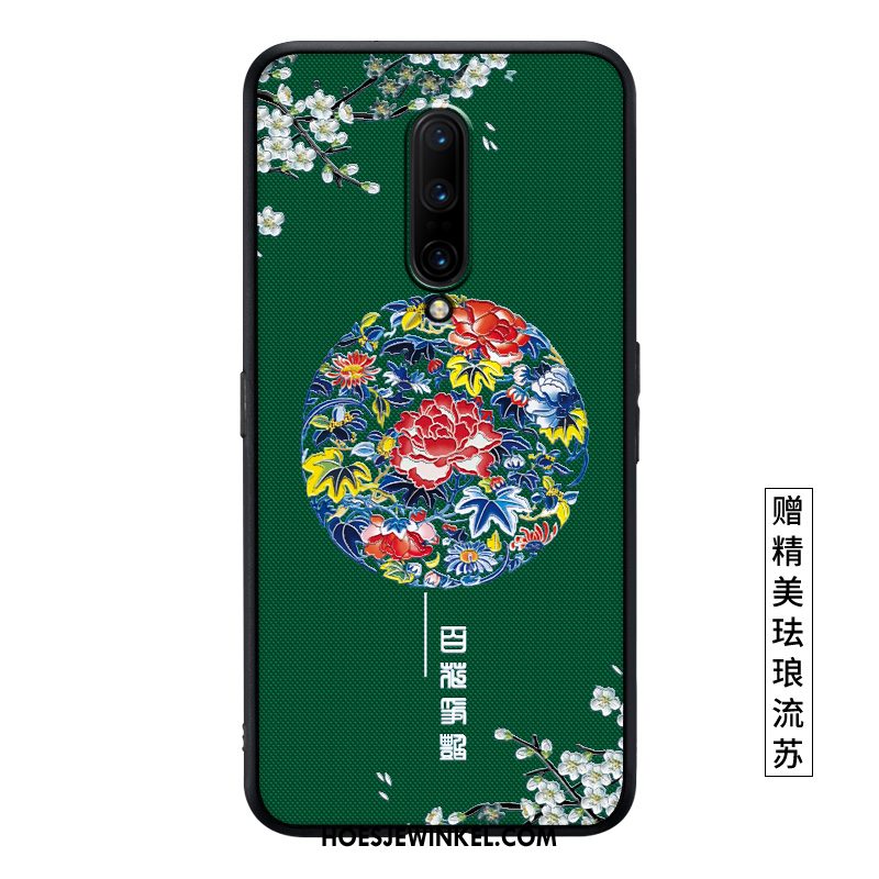 Oneplus 7 Pro Hoesje Schrobben Scheppend Paleis, Oneplus 7 Pro Hoesje Mobiele Telefoon Net Red