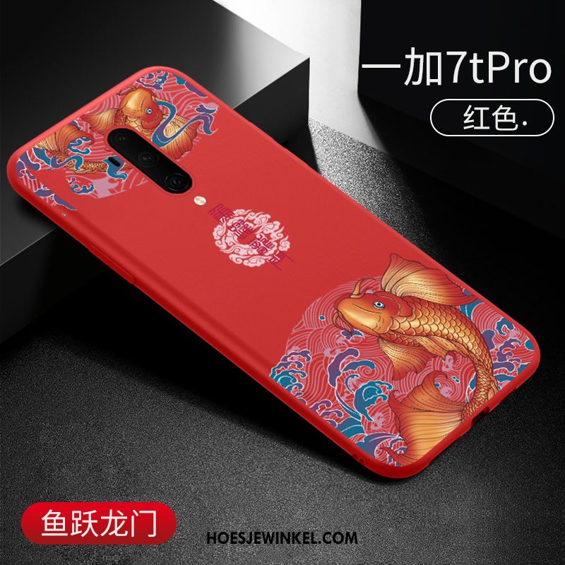 Oneplus 7t Pro Hoesje Persoonlijk Chinese Stijl Rat, Oneplus 7t Pro Hoesje Mobiele Telefoon High End