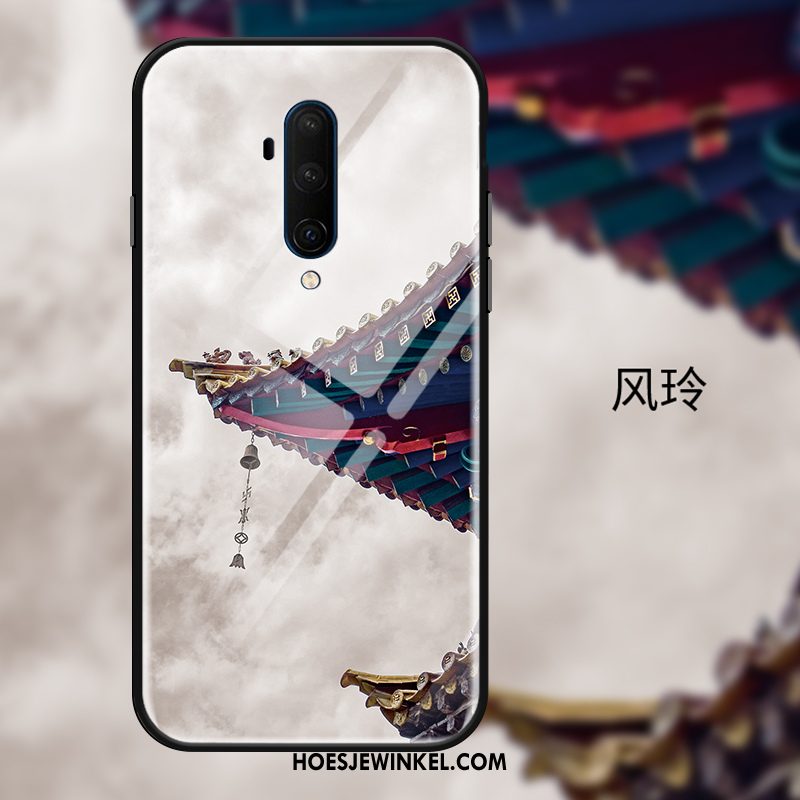 Oneplus 7t Pro Hoesje Scheppend Bescherming Chinese Stijl, Oneplus 7t Pro Hoesje Mobiele Telefoon Wind