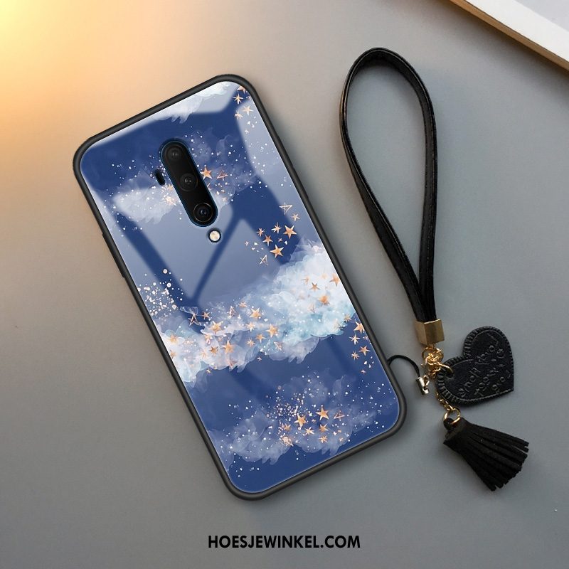 Oneplus 7t Pro Hoesje Trend Bescherming All Inclusive, Oneplus 7t Pro Hoesje Glas Hoes