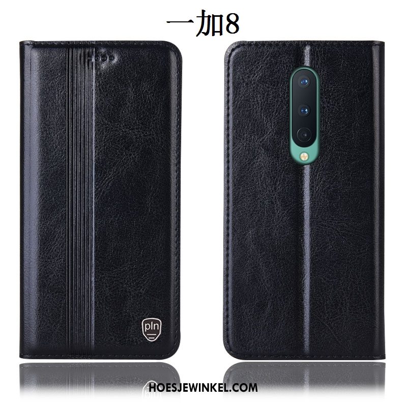 Oneplus 8 Hoesje Bescherming Patroon Folio, Oneplus 8 Hoesje Anti-fall Hoes