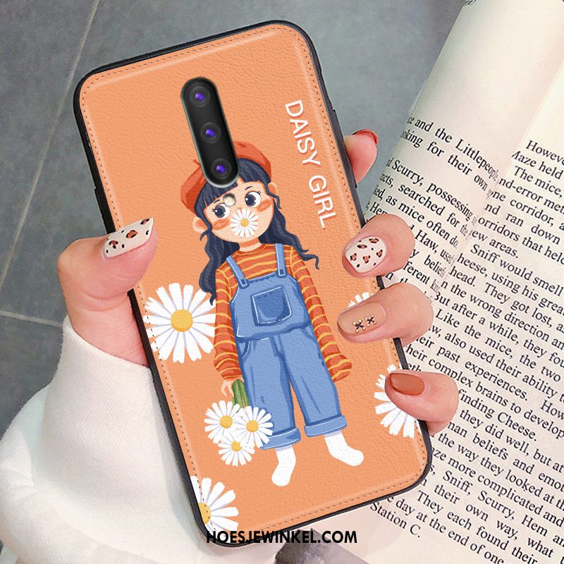 Oneplus 8 Hoesje Patroon Spotprent Zacht, Oneplus 8 Hoesje Leer Mini