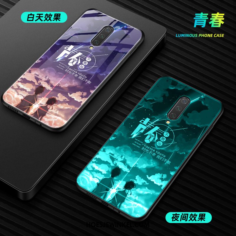 Oneplus 8 Hoesje Trendy Merk All Inclusive Hoes, Oneplus 8 Hoesje Hart Glas