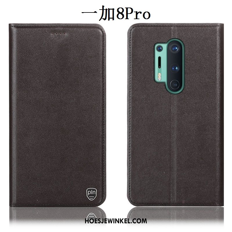 Oneplus 8 Pro Hoesje All Inclusive Hoes Anti-fall, Oneplus 8 Pro Hoesje Leren Etui Folio