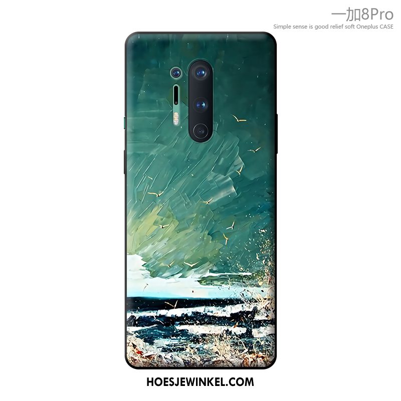 Oneplus 8 Pro Hoesje Bescherming Anti-fall Mobiele Telefoon, Oneplus 8 Pro Hoesje Trendy Merk Siliconen