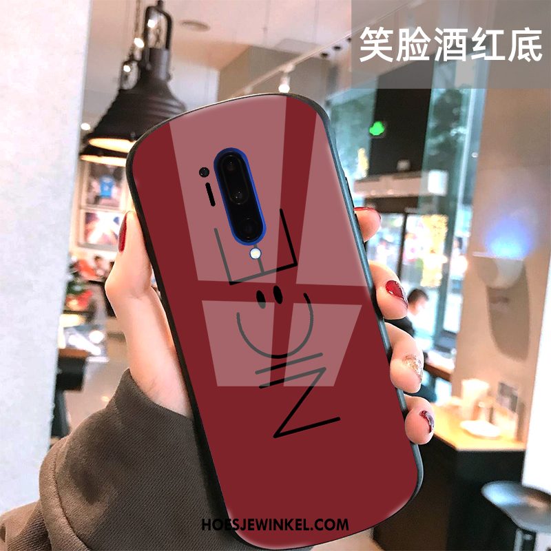 Oneplus 8 Pro Hoesje Golfpunt Smiley Mobiele Telefoon, Oneplus 8 Pro Hoesje Jeugd Glas