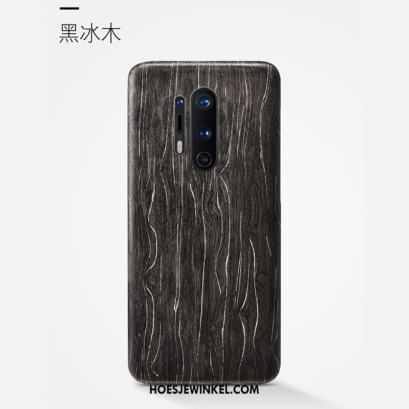 Oneplus 8 Pro Hoesje Hout Mobiele Telefoon Bescherming, Oneplus 8 Pro Hoesje Bloemen Schrobben