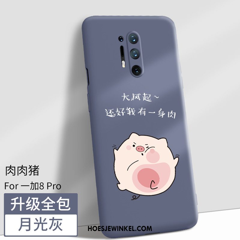 Oneplus 8 Pro Hoesje Mobiele Telefoon All Inclusive Siliconen, Oneplus 8 Pro Hoesje Schrobben Dun