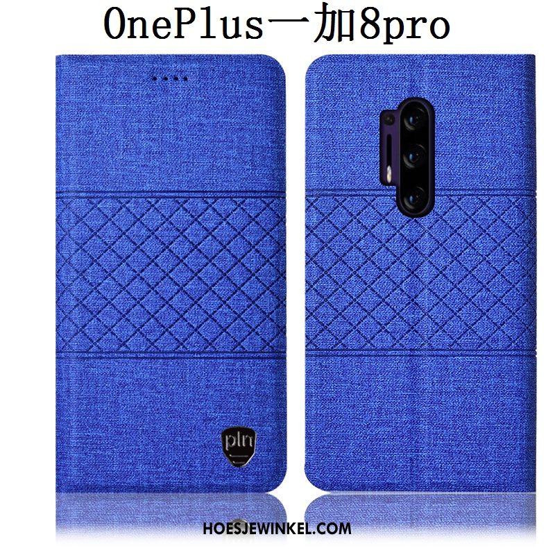 Oneplus 8 Pro Hoesje Mobiele Telefoon Geruite Bescherming, Oneplus 8 Pro Hoesje Roze Hoes