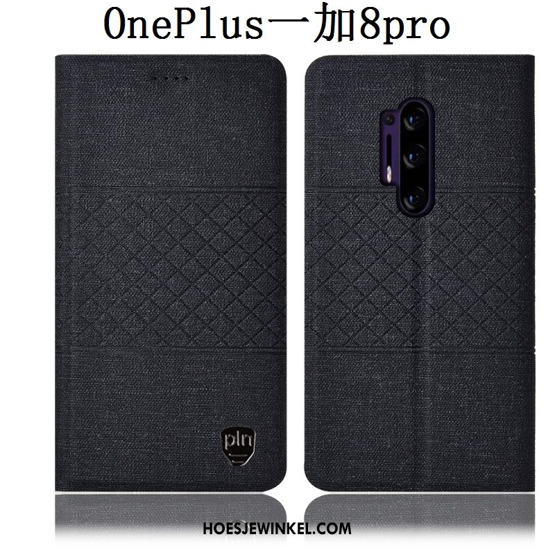 Oneplus 8 Pro Hoesje Mobiele Telefoon Geruite Bescherming, Oneplus 8 Pro Hoesje Roze Hoes