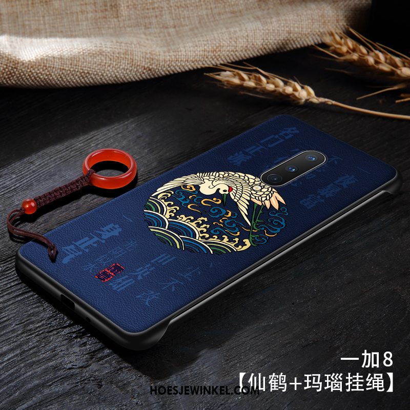 Oneplus 8 Pro Hoesje Omlijsting Vintage High End, Oneplus 8 Pro Hoesje Dun Anti-fall