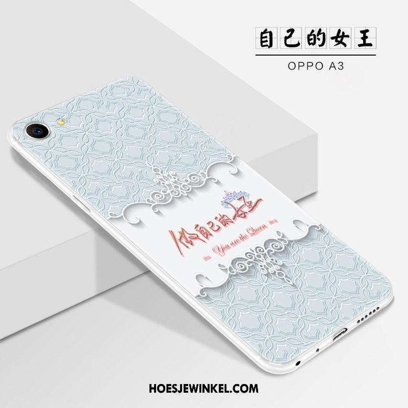 Oppo A3 Hoesje Anti-fall Hoes Scheppend, Oppo A3 Hoesje Schrobben Mobiele Telefoon