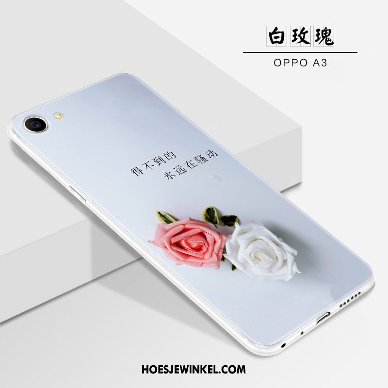 Oppo A3 Hoesje Anti-fall Hoes Scheppend, Oppo A3 Hoesje Schrobben Mobiele Telefoon