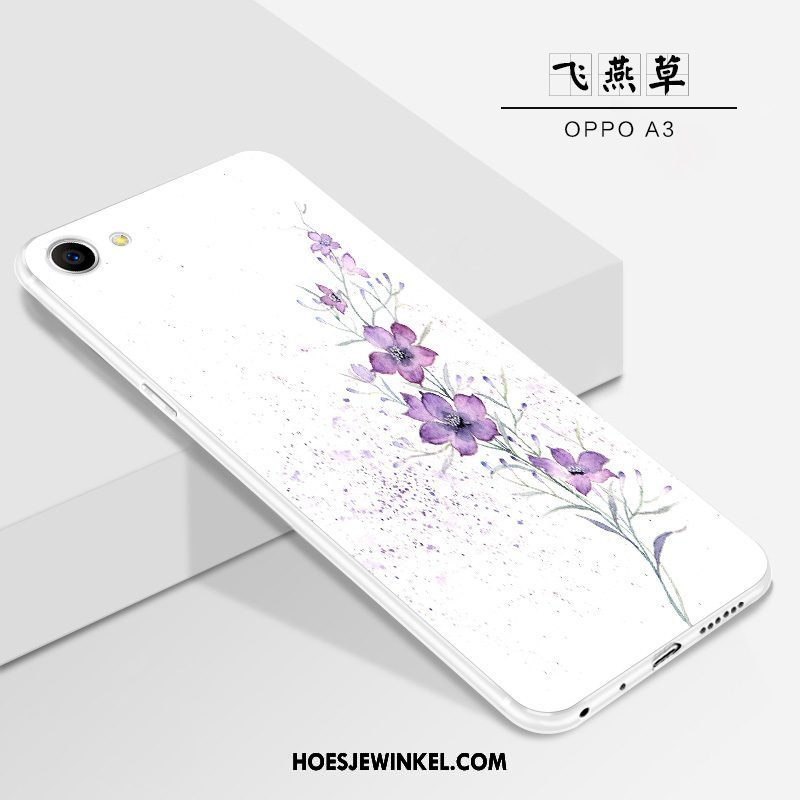 Oppo A3 Hoesje Anti-fall Hoes Scheppend, Oppo A3 Hoesje Schrobben Mobiele Telefoon