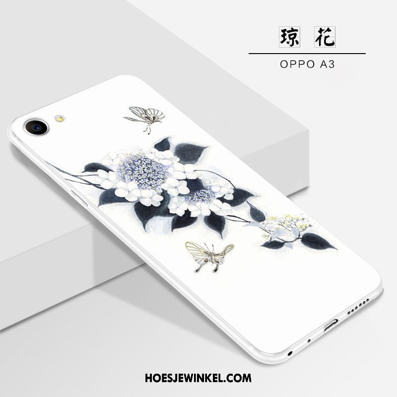 Oppo A3 Hoesje Anti-fall Hoes Scheppend, Oppo A3 Hoesje Schrobben Mobiele Telefoon