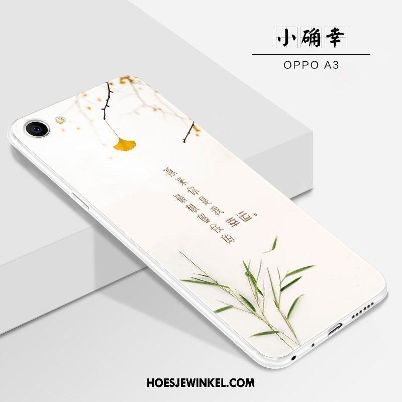 Oppo A3 Hoesje Anti-fall Hoes Scheppend, Oppo A3 Hoesje Schrobben Mobiele Telefoon