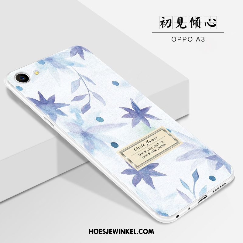 Oppo A3 Hoesje Anti-fall Hoes Scheppend, Oppo A3 Hoesje Schrobben Mobiele Telefoon