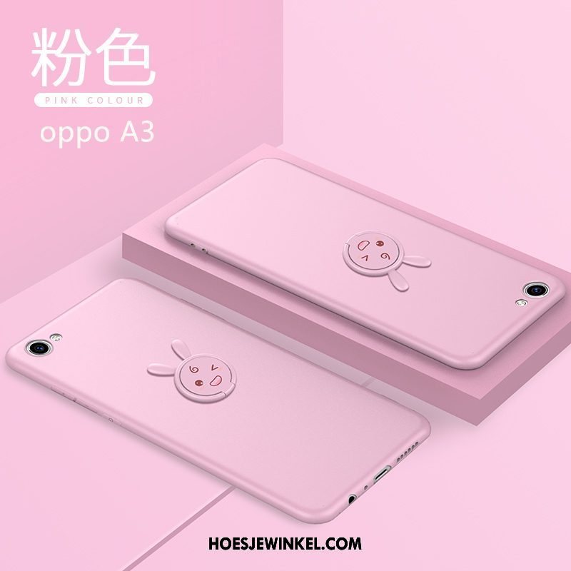 Oppo A3 Hoesje Anti-fall Zacht Spotprent, Oppo A3 Hoesje Trendy Merk Dun