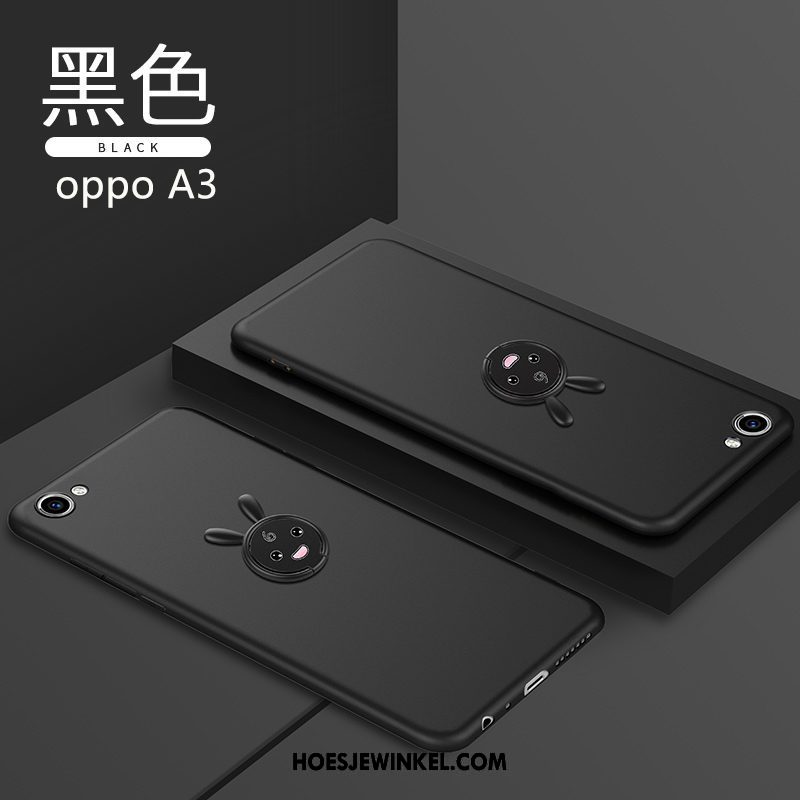 Oppo A3 Hoesje Anti-fall Zacht Spotprent, Oppo A3 Hoesje Trendy Merk Dun