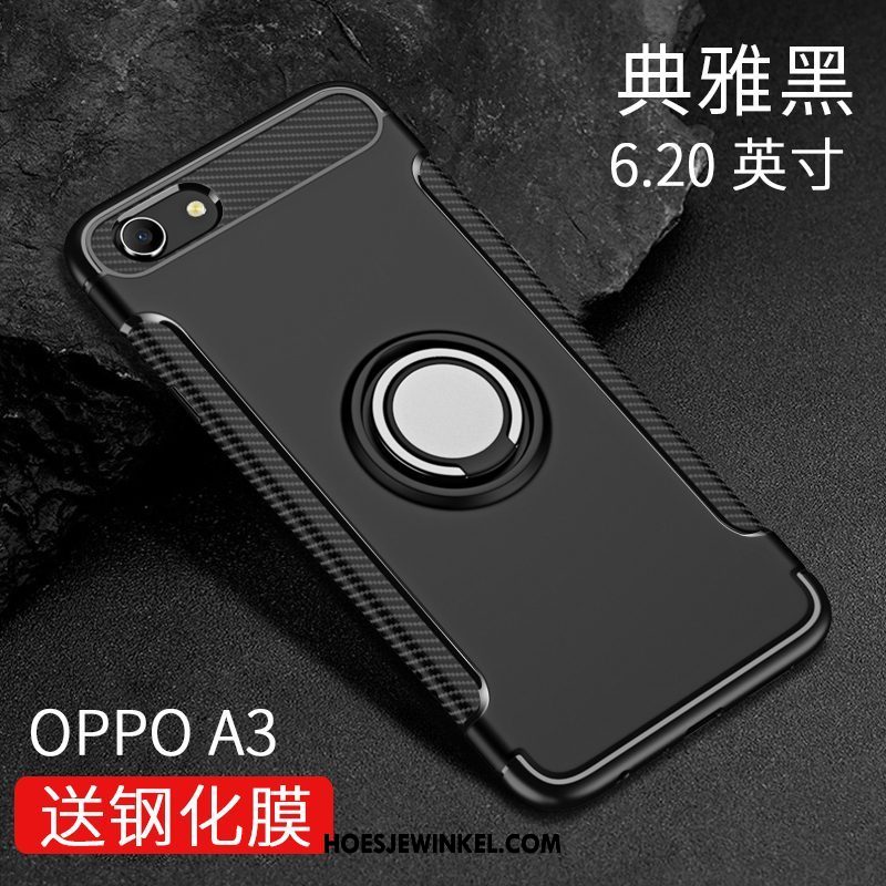 Oppo A3 Hoesje Auto Zacht Siliconen, Oppo A3 Hoesje Het Uitstralen Anti-fall