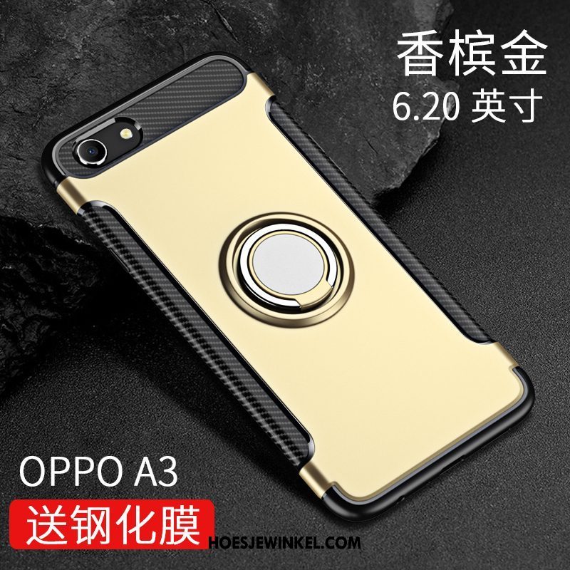 Oppo A3 Hoesje Auto Zacht Siliconen, Oppo A3 Hoesje Het Uitstralen Anti-fall