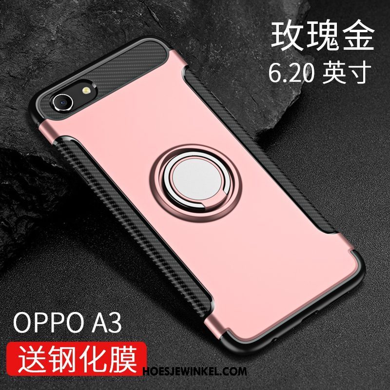 Oppo A3 Hoesje Auto Zacht Siliconen, Oppo A3 Hoesje Het Uitstralen Anti-fall