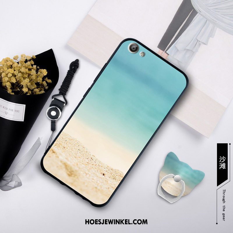 Oppo A3 Hoesje Siliconen Zwart Hoes, Oppo A3 Hoesje Mobiele Telefoon Hanger