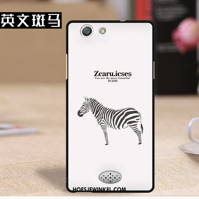 Oppo A31 Hoesje Mobiele Telefoon Zacht Zwart, Oppo A31 Hoesje Reliëf Hoes