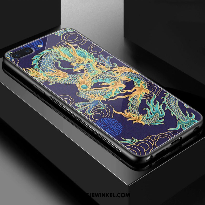 Oppo A3s Hoesje Chinese Stijl Glas Gewaden, Oppo A3s Hoesje Trend Vintage