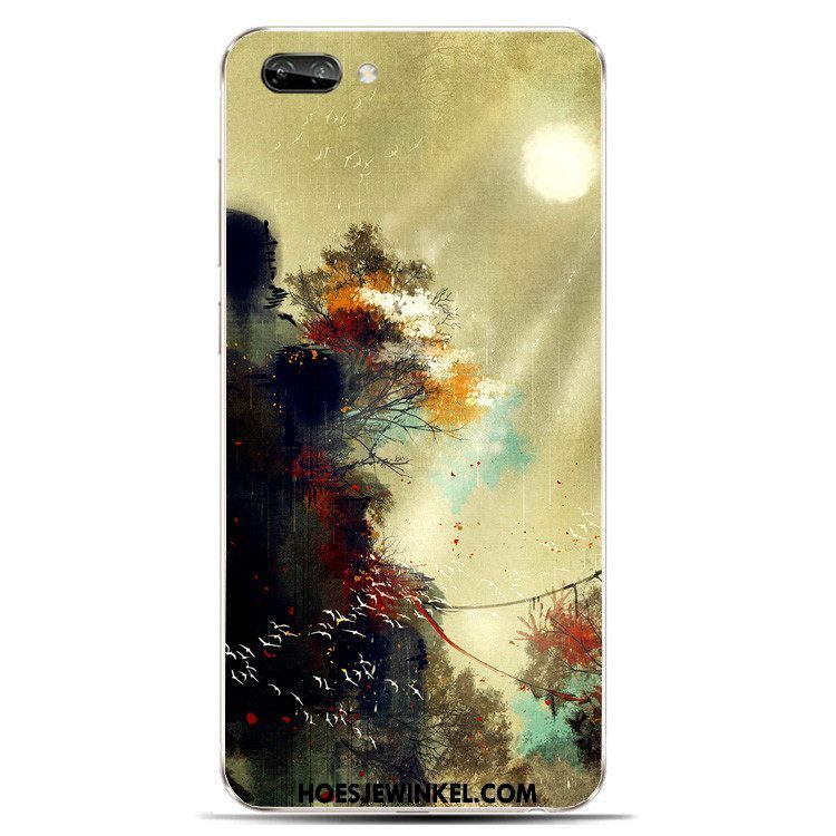 Oppo A3s Hoesje Hoes Mooi Bescherming, Oppo A3s Hoesje Zacht Chinese Stijl