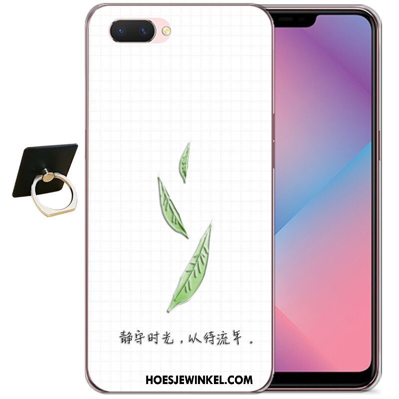 Oppo A3s Hoesje Siliconenhoesje Spotprent Sterrenhemel, Oppo A3s Hoesje Mobiele Telefoon Blauw