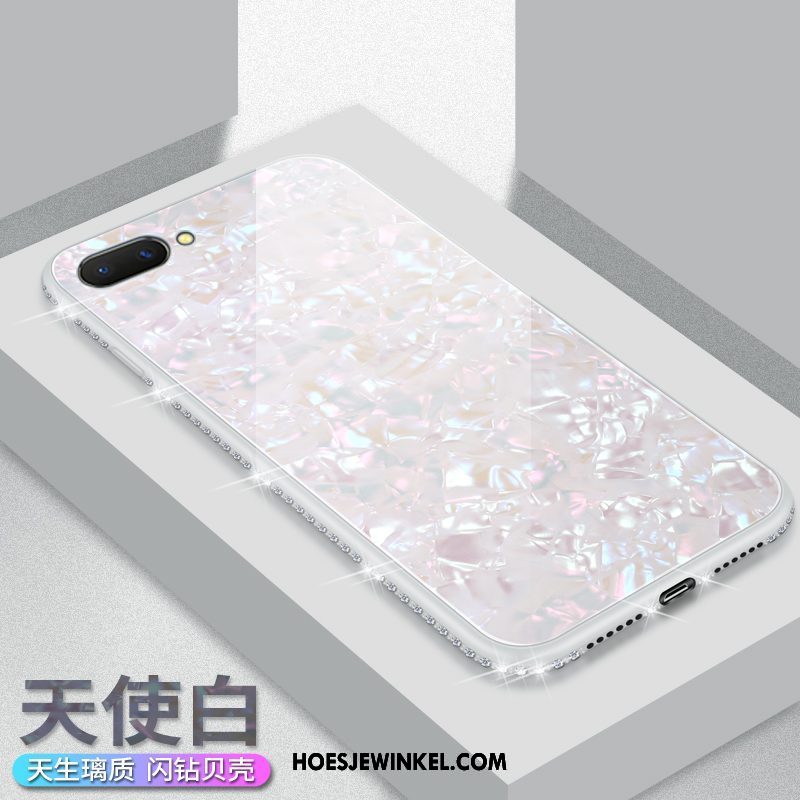 Oppo A5 Hoesje Glas All Inclusive Hard, Oppo A5 Hoesje Trend Spiegel