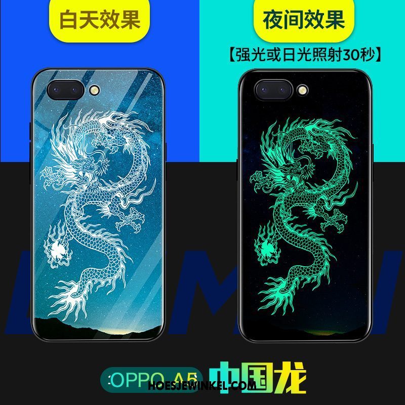 Oppo A5 Hoesje Hoes Siliconen Lichtende, Oppo A5 Hoesje Persoonlijk Net Red