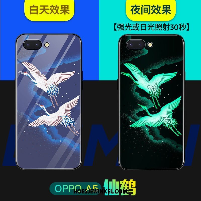 Oppo A5 Hoesje Hoes Siliconen Lichtende, Oppo A5 Hoesje Persoonlijk Net Red