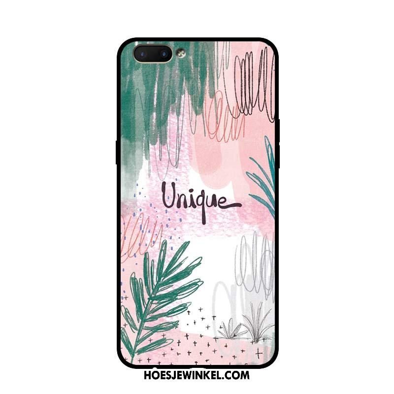 Oppo A5 Hoesje Mini Zacht Vers, Oppo A5 Hoesje Graffiti Roze