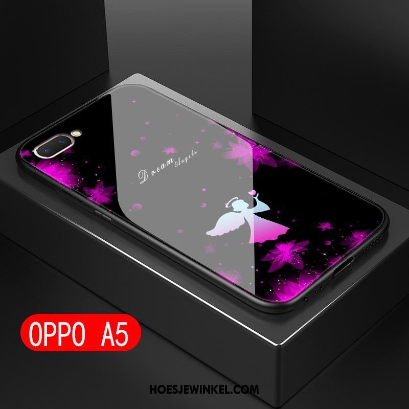 Oppo A5 Hoesje Persoonlijk Mobiele Telefoon Trend, Oppo A5 Hoesje Dun Zwart