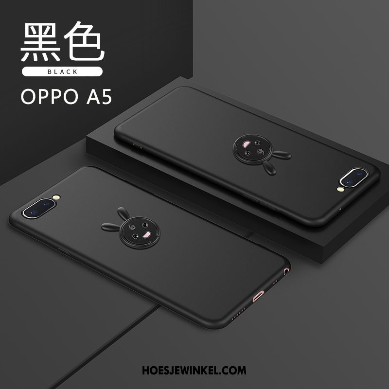 Oppo A5 Hoesje Persoonlijk Siliconen Anti-fall, Oppo A5 Hoesje Net Red Trendy Merk