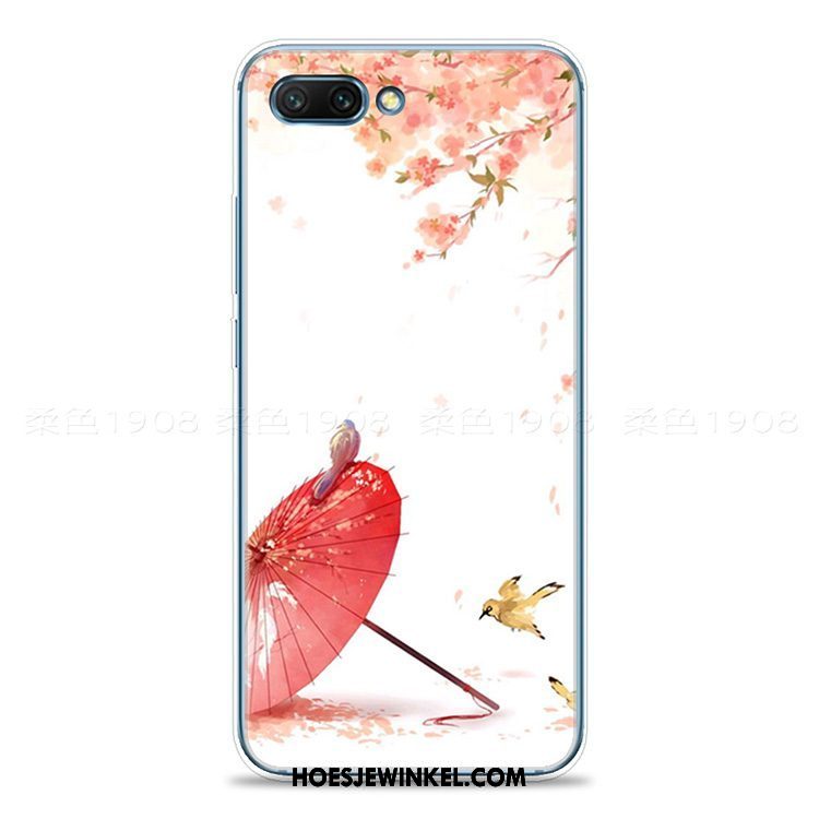 Oppo A5 Hoesje Wit Kunst Anti-fall, Oppo A5 Hoesje Mobiele Telefoon Vintage