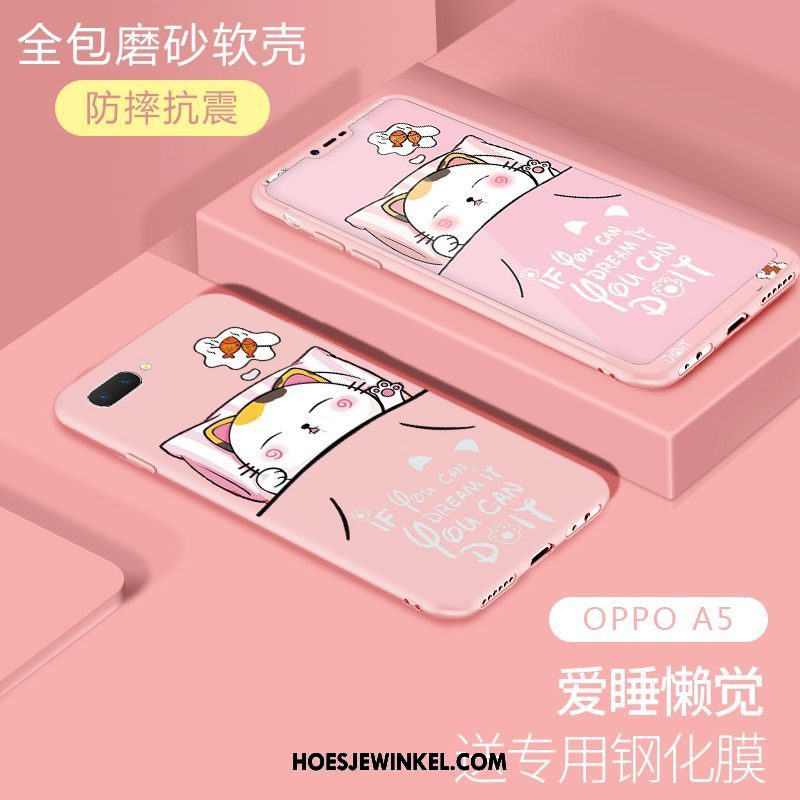 Oppo A5 Hoesje Zacht All Inclusive Hoes, Oppo A5 Hoesje Anti-fall Mooie